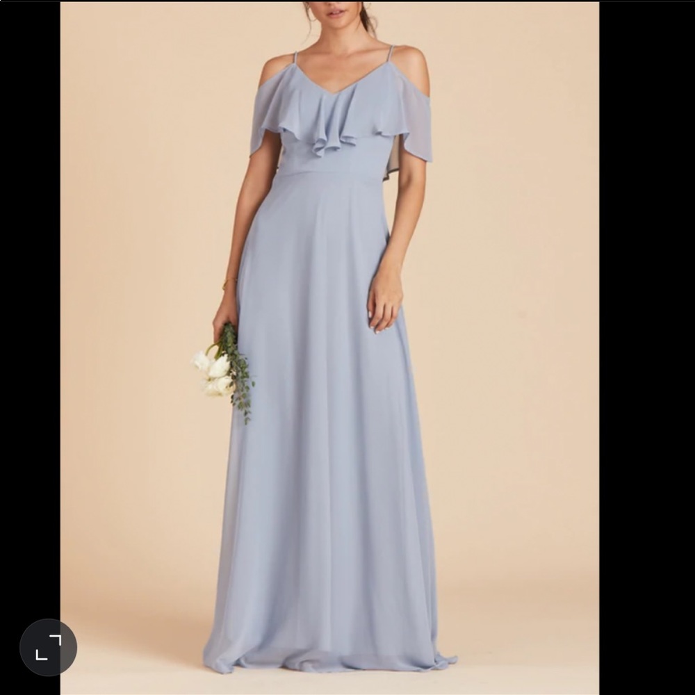 Birdy Grey Jane Convertible Dress - Chiffon Dusty Blue - Size S